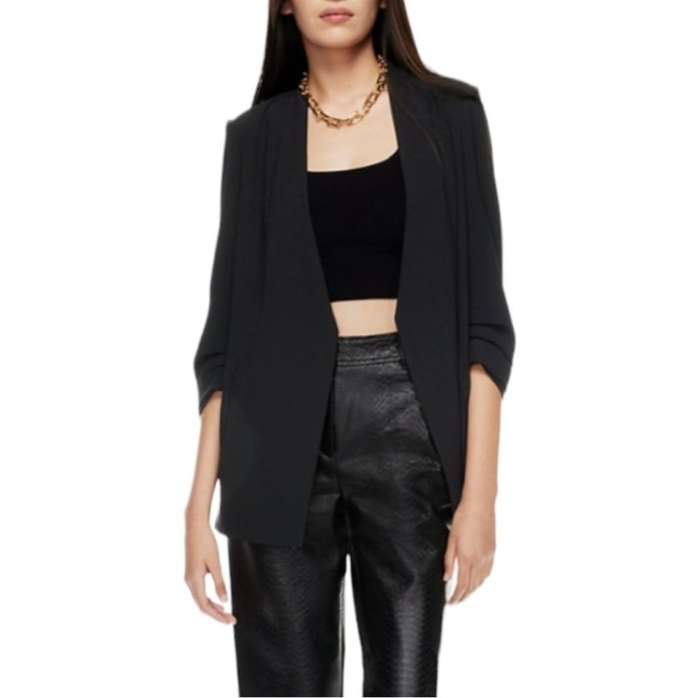 Aritzia Babaton Black Power Hip Blazer 00